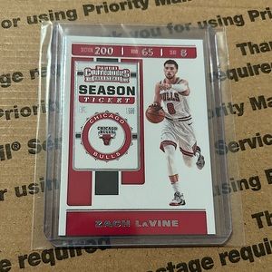 Zach LaVine ‘19 Contenders Card No. 100